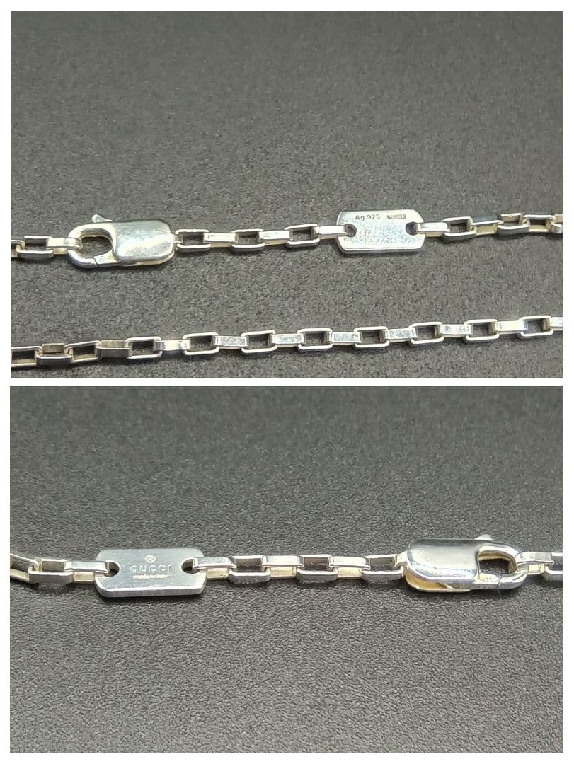 GUCCI ベネチアンチェーン 50cm Silver925 ユニセックス