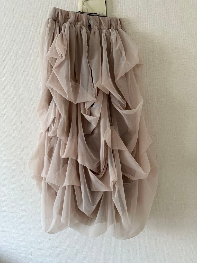 美品) the toe / Iris Tulle Skirt (ベージュ)