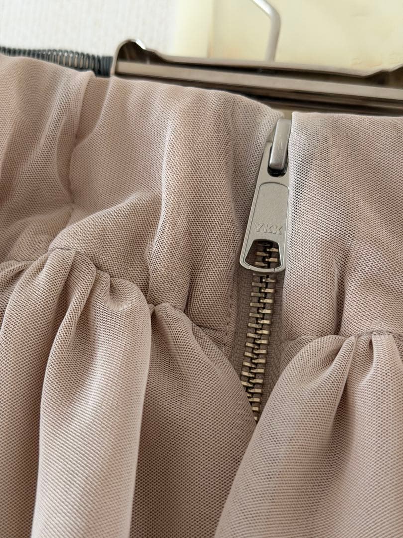 美品) the toe / Iris Tulle Skirt (ベージュ)