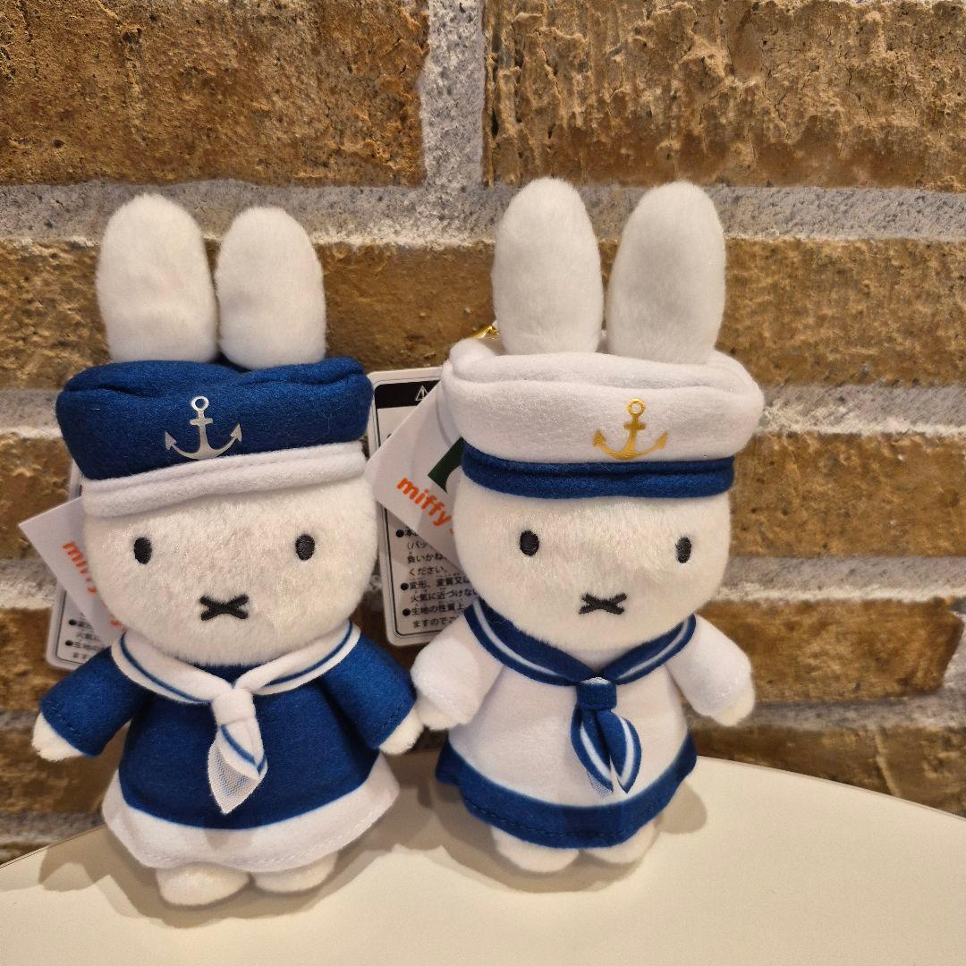 Miffy ミッフィー　マリンミッフィー　マリン　マスコット　ホワイト　ネイビー