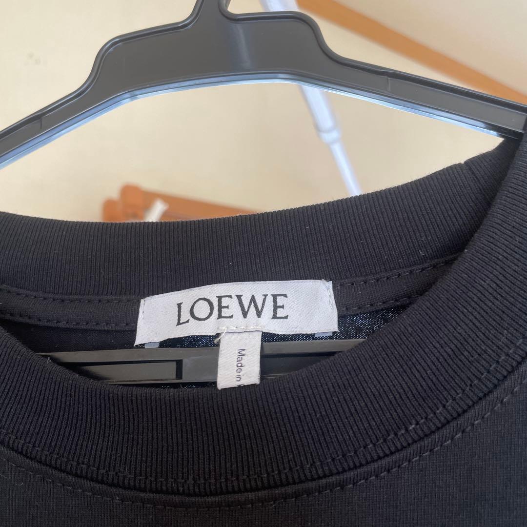 LOEWE ブラック Tシャツ グラフィックプリント