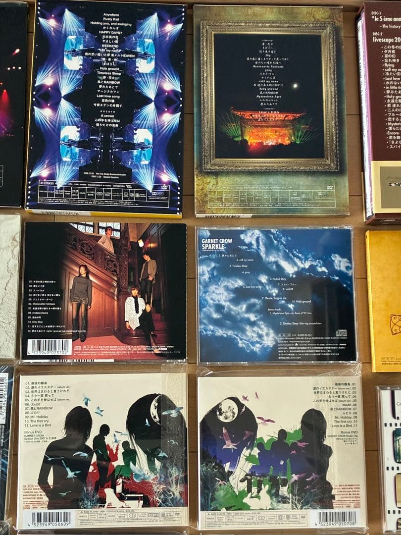 GARNET CROW DVD5枚、アルバム8枚、シングル21枚まとめ売り