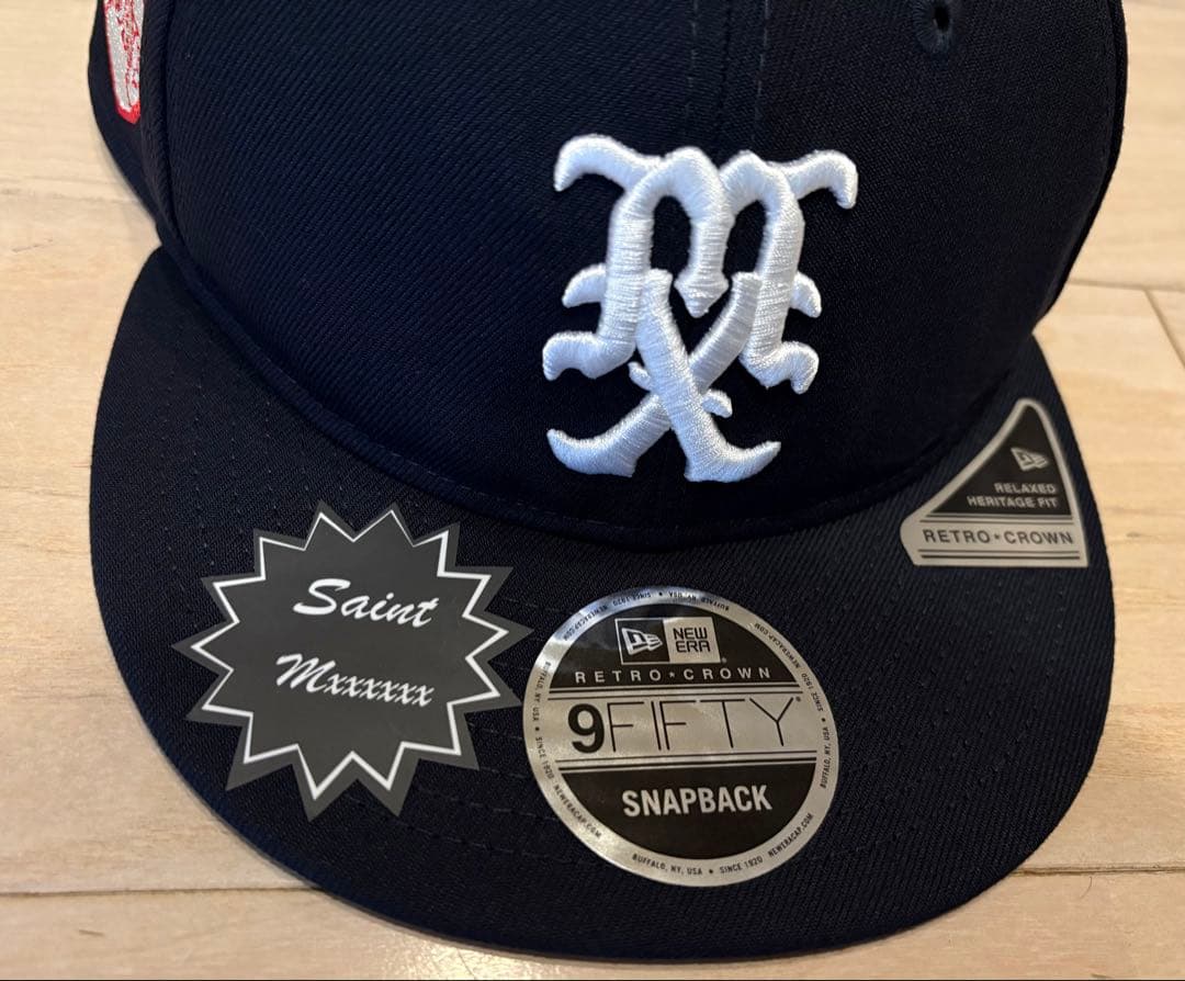 セントマイケル26SS新作NEWERA CAP/ CELEBRITY/NVY新品
