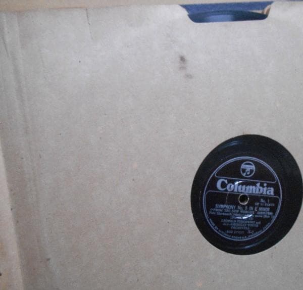 ドヴォルザーク Columbia SYMPHONY No,5 SPレコード6枚組