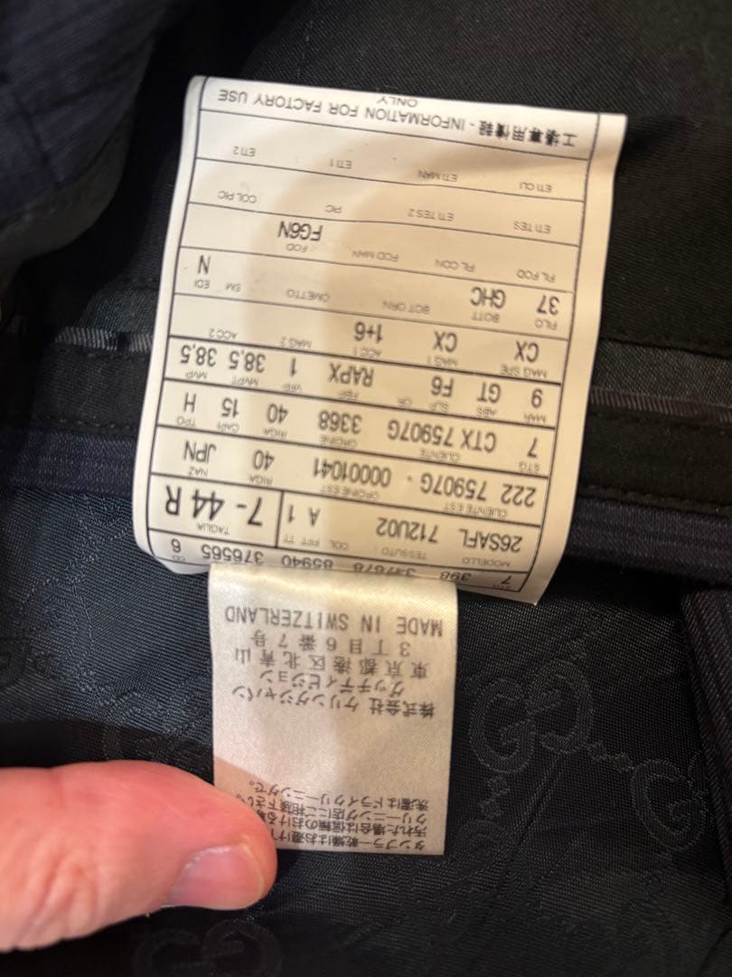GUCCI スーツ