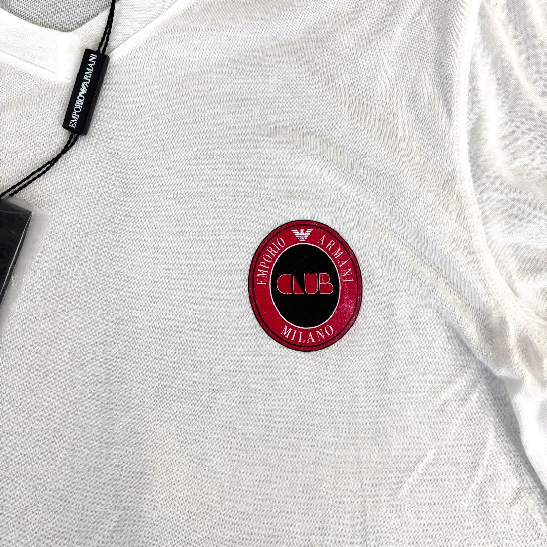 新品タグ付き EMPORIO ARMANI レーヨン半袖 Tシャツ XL
