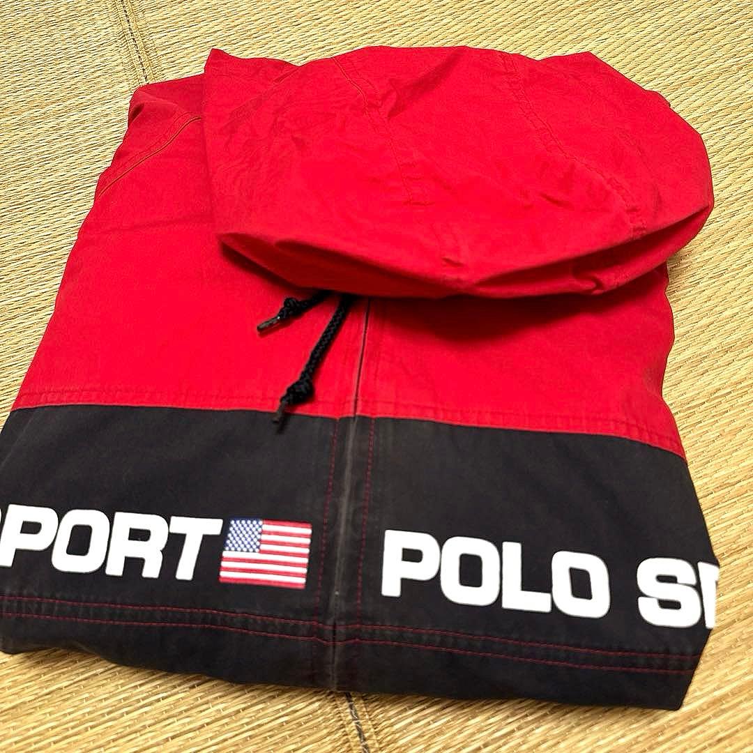 美品❗️入手困難❗️made in USA❗️POLO SPORT フードジャケットL