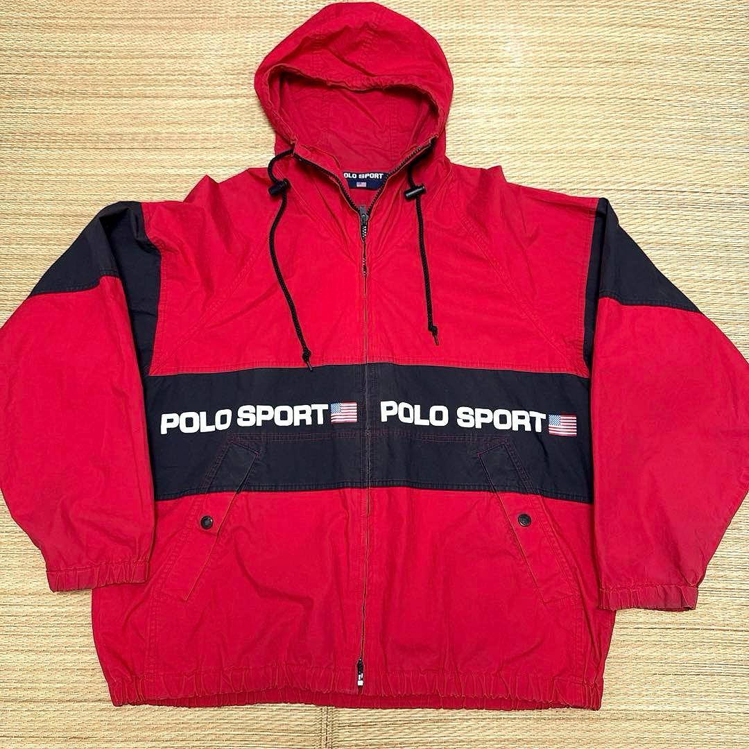 美品❗️入手困難❗️made in USA❗️POLO SPORT フードジャケットL
