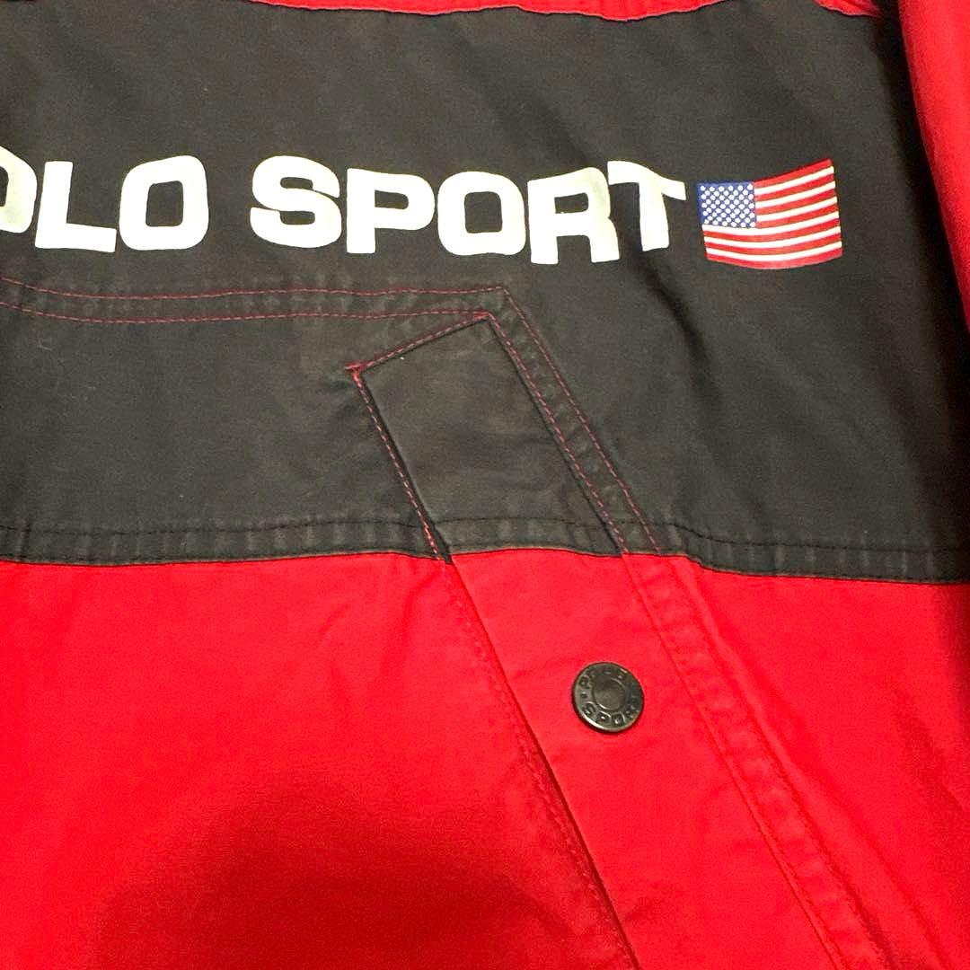 美品❗️入手困難❗️made in USA❗️POLO SPORT フードジャケットL