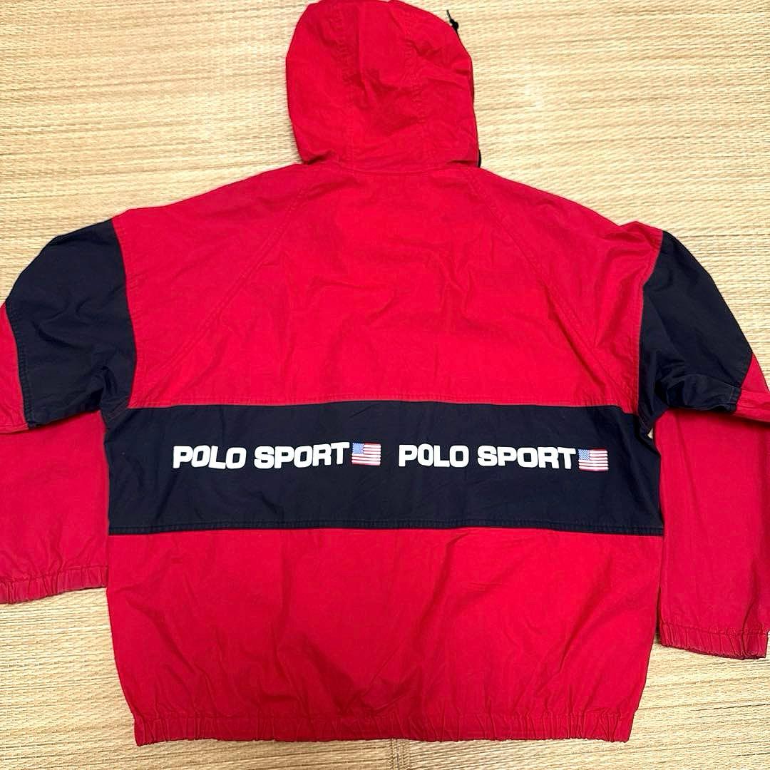美品❗️入手困難❗️made in USA❗️POLO SPORT フードジャケットL
