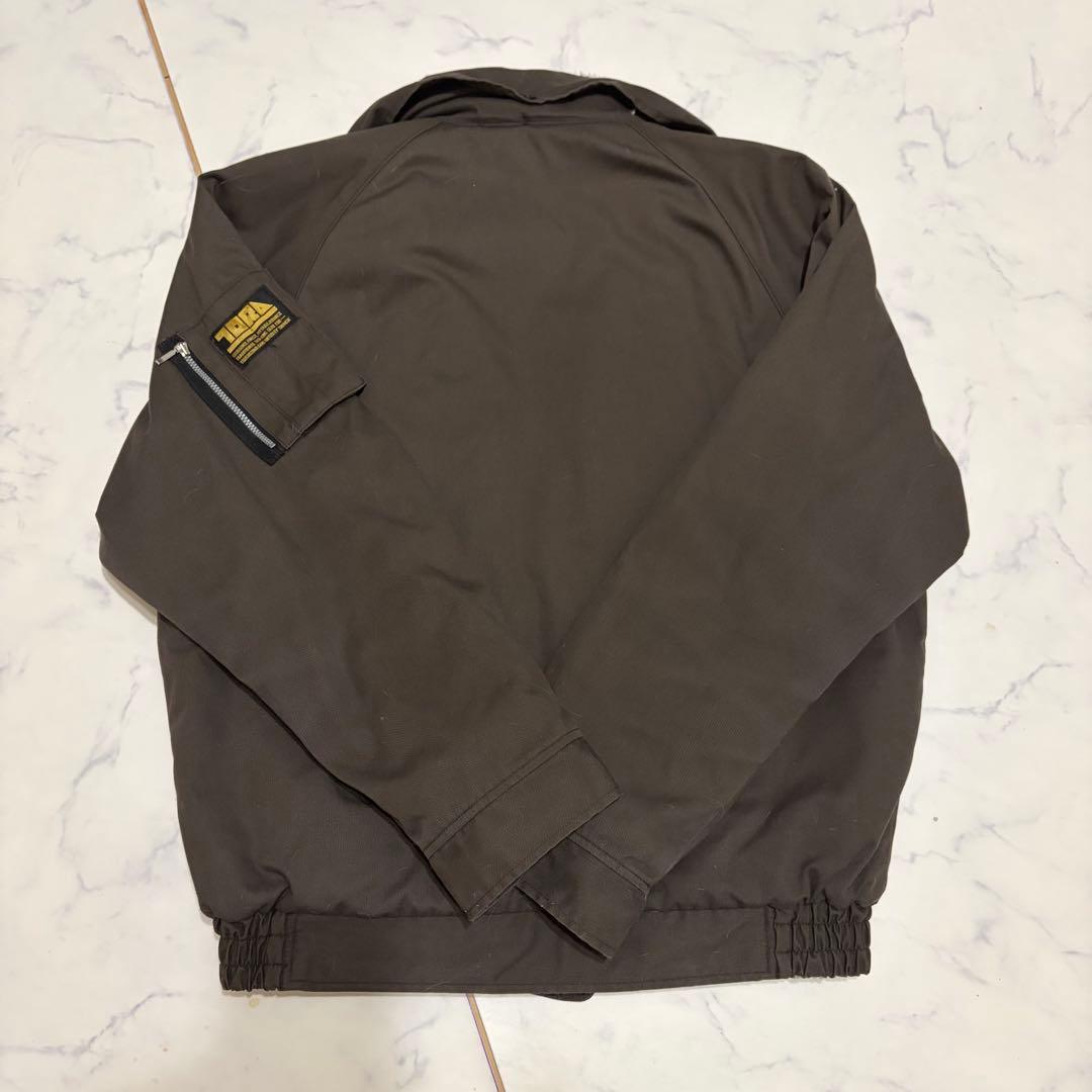 【寅壱】パイロットジャンパー ドカジャン 作業服 裏ボアジャケット レオパード