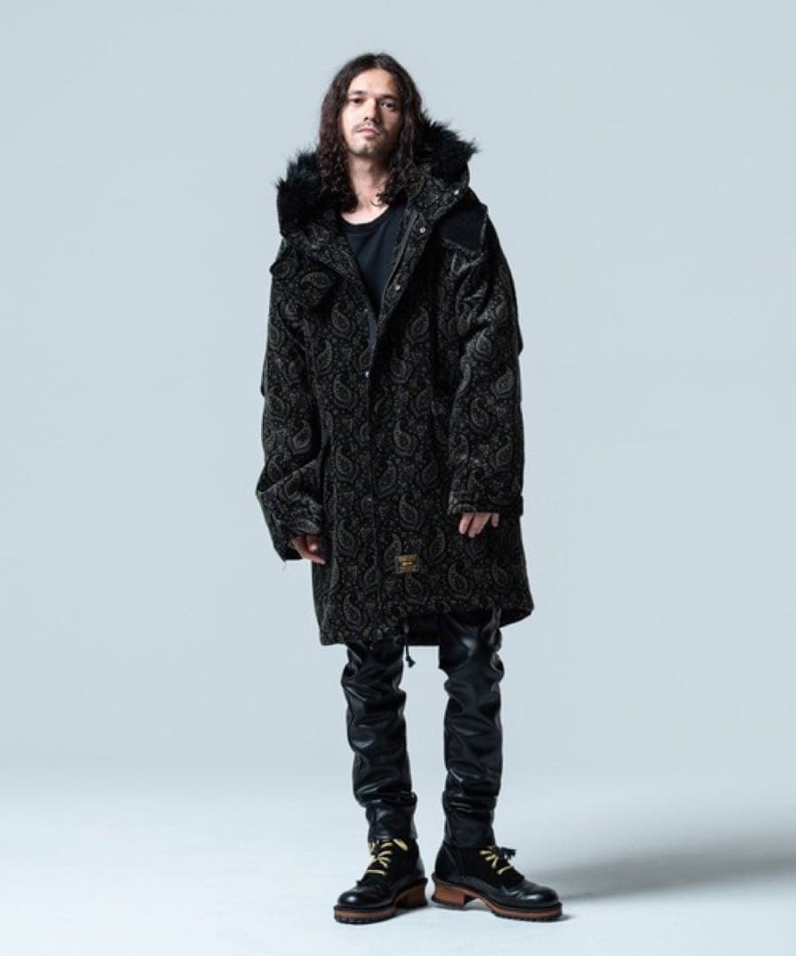 新品／Lサイズ／定価63,800円／グラム glamb／グランジ系 モッズコート