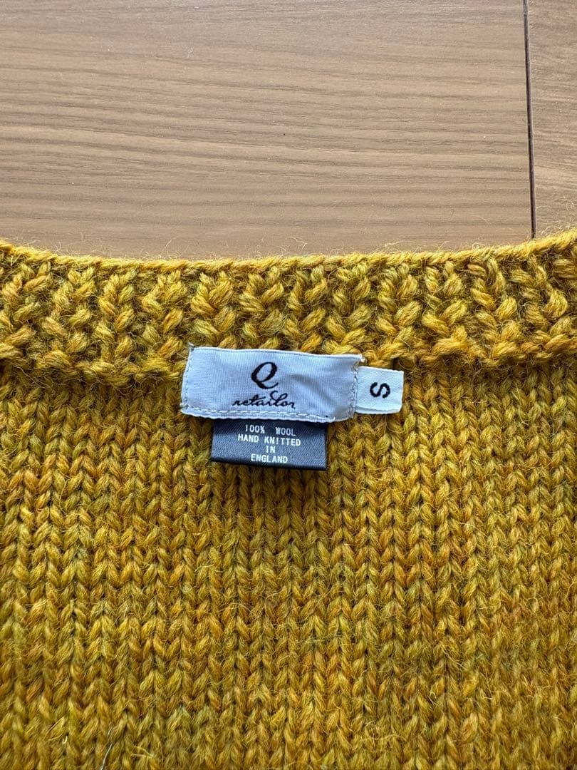 Q RETAILOR ニットベスト　ミックスカラー