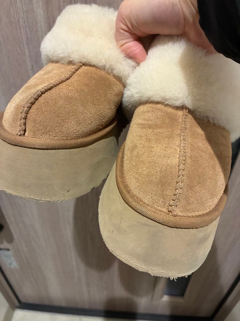 UGG ムートンスリッポン　ブラウン（ファンケット）