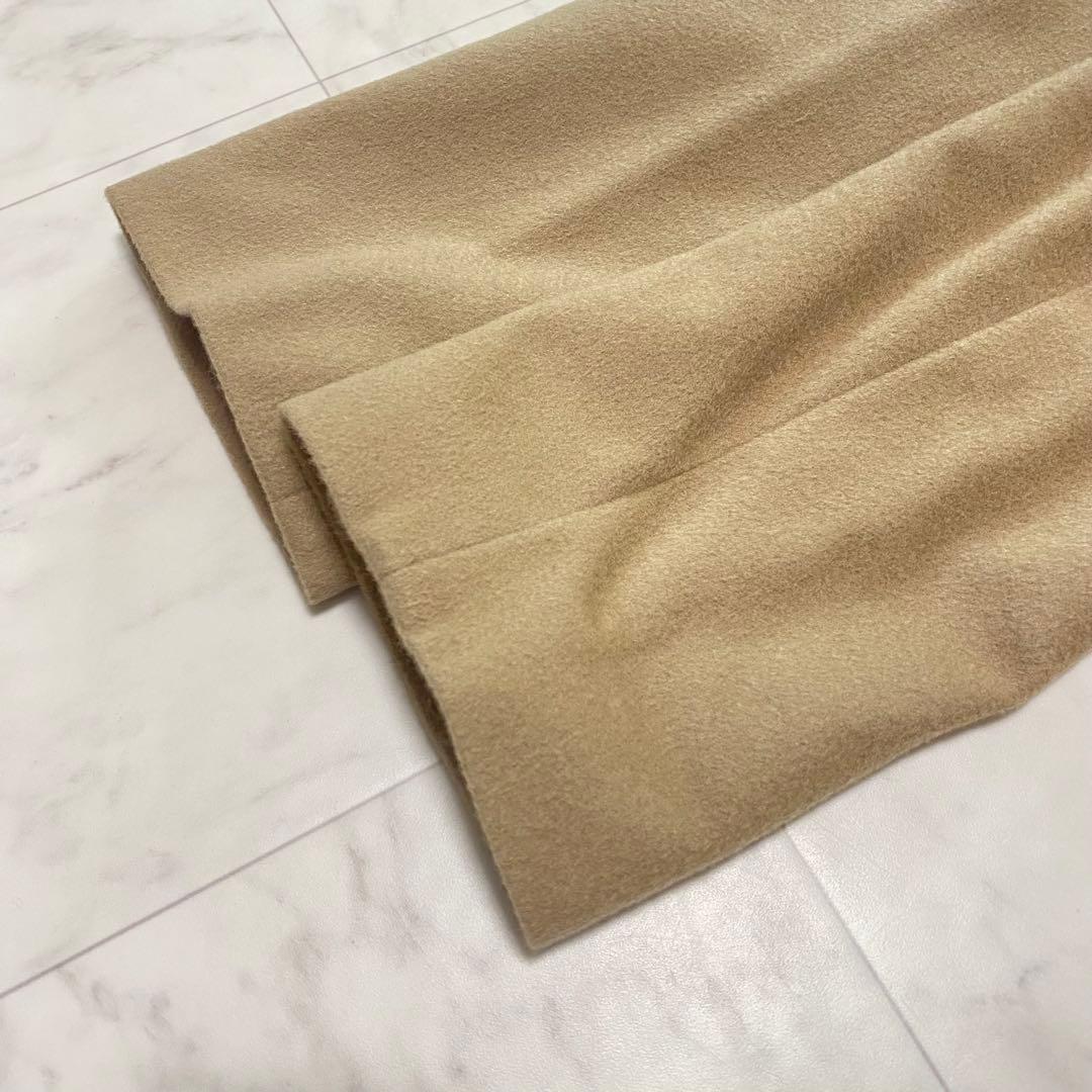 美品✨INDIVI VAI カシミヤ100% キャメルベージュ　コート　Lサイズ