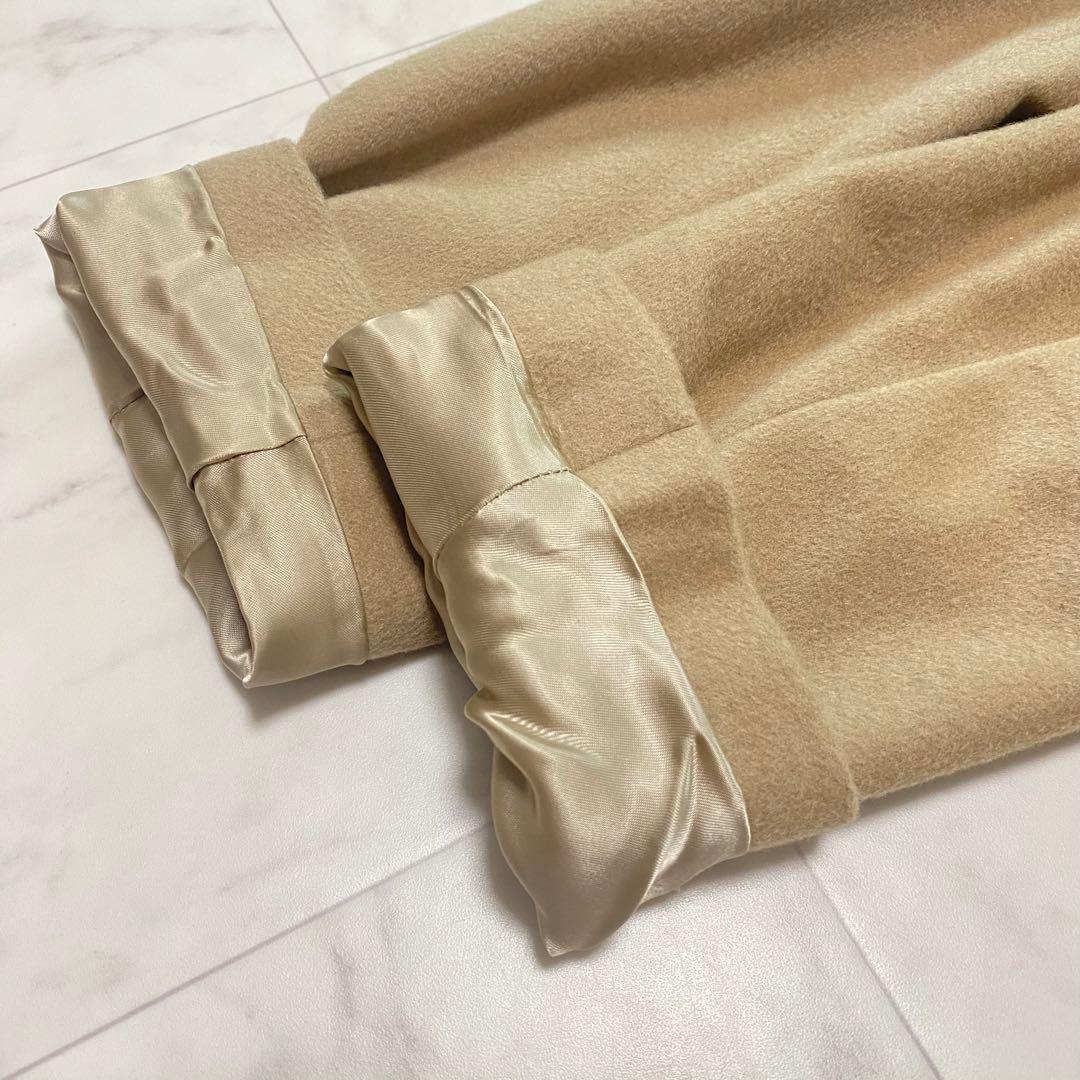 美品✨INDIVI VAI カシミヤ100% キャメルベージュ　コート　Lサイズ