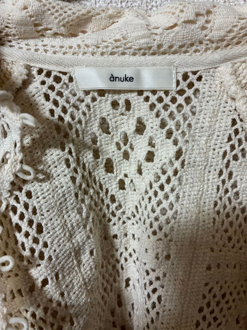 anuke Layered Lace Knit アイボリー