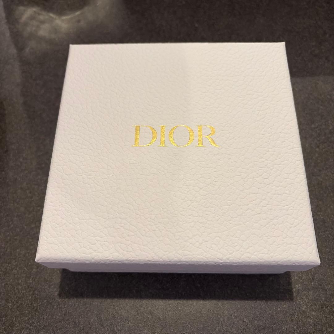 DIOR 三つ折り財布/レッド