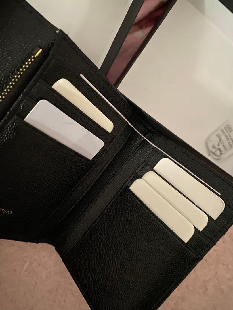 イブサンローラン YSL 折りたたみ財布 ほぼ新品