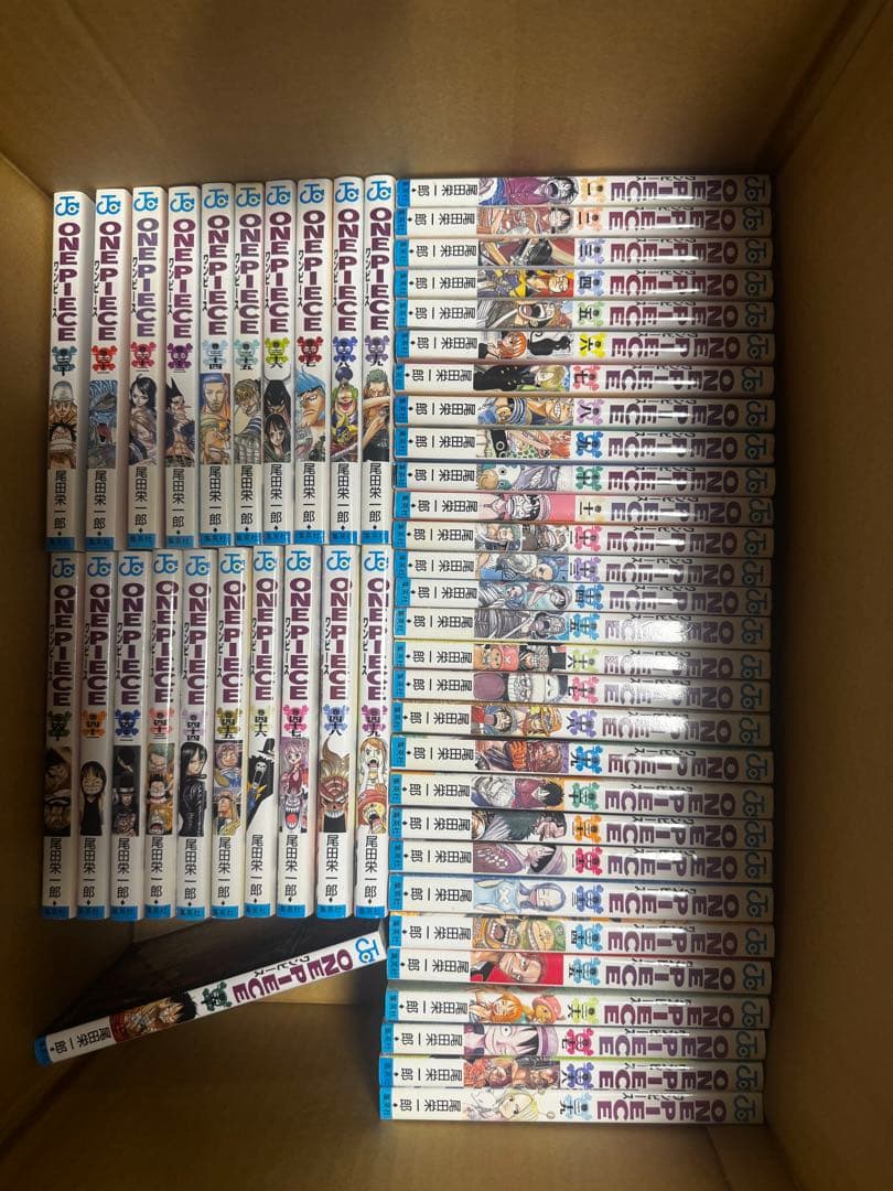 【希少】ワンピース　50巻初版セット　1巻〜10巻コミックスニュース付き