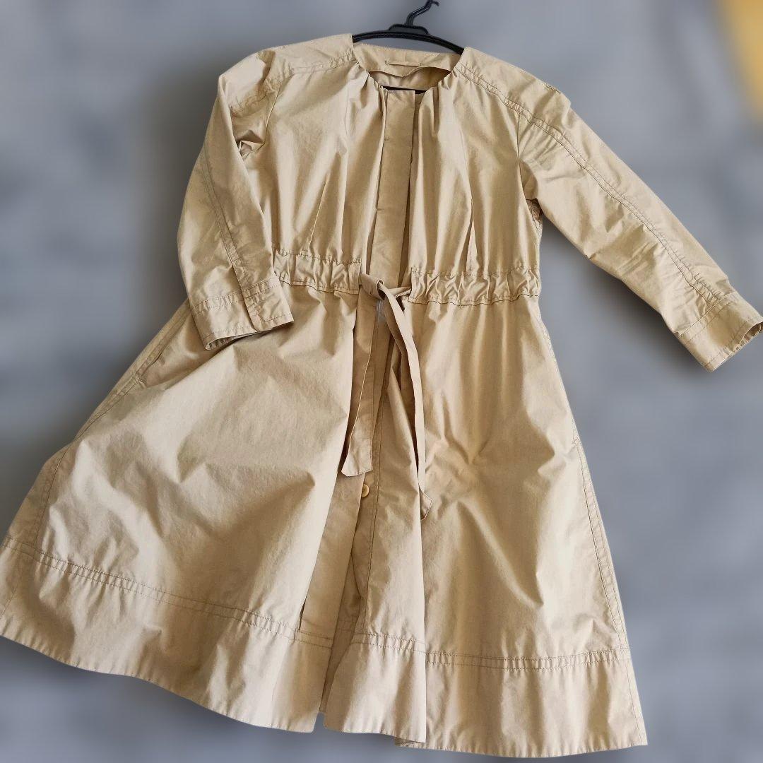 お買い得！MACPHEE TOMORROWLAND ノーカラーコート 38