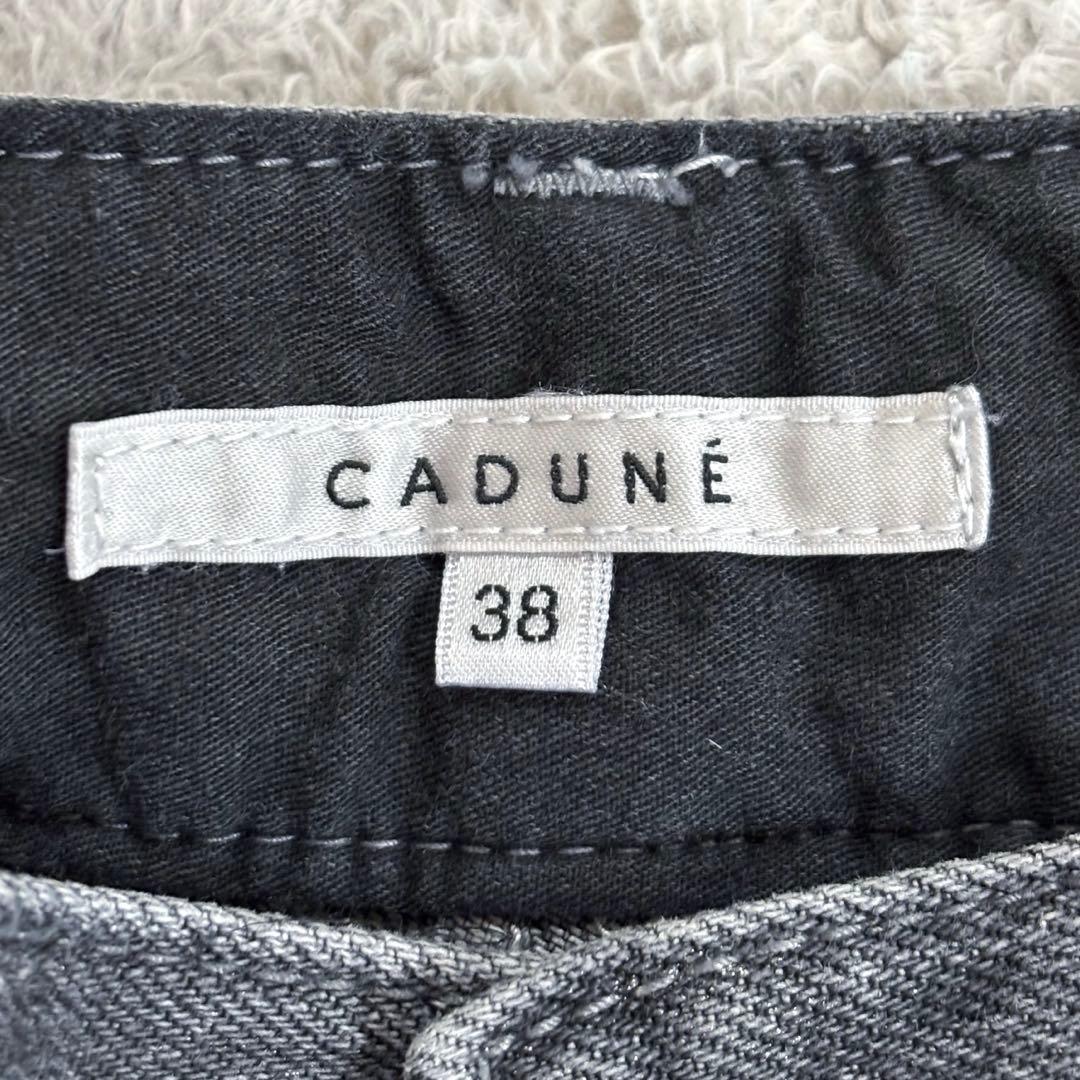 CADUNE カーヴィー箔デニム 38