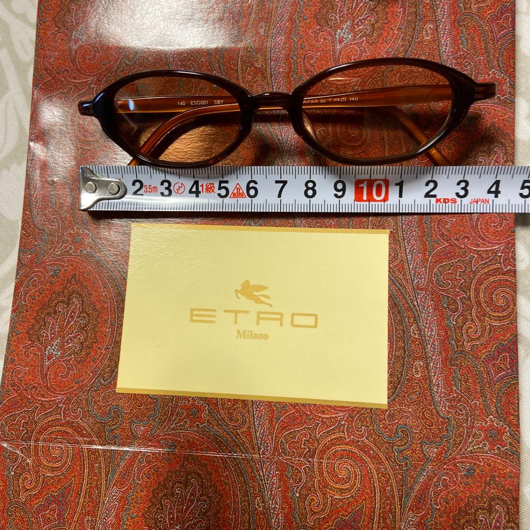 ETRO ESC601 ブラウン サングラス 140サイズ