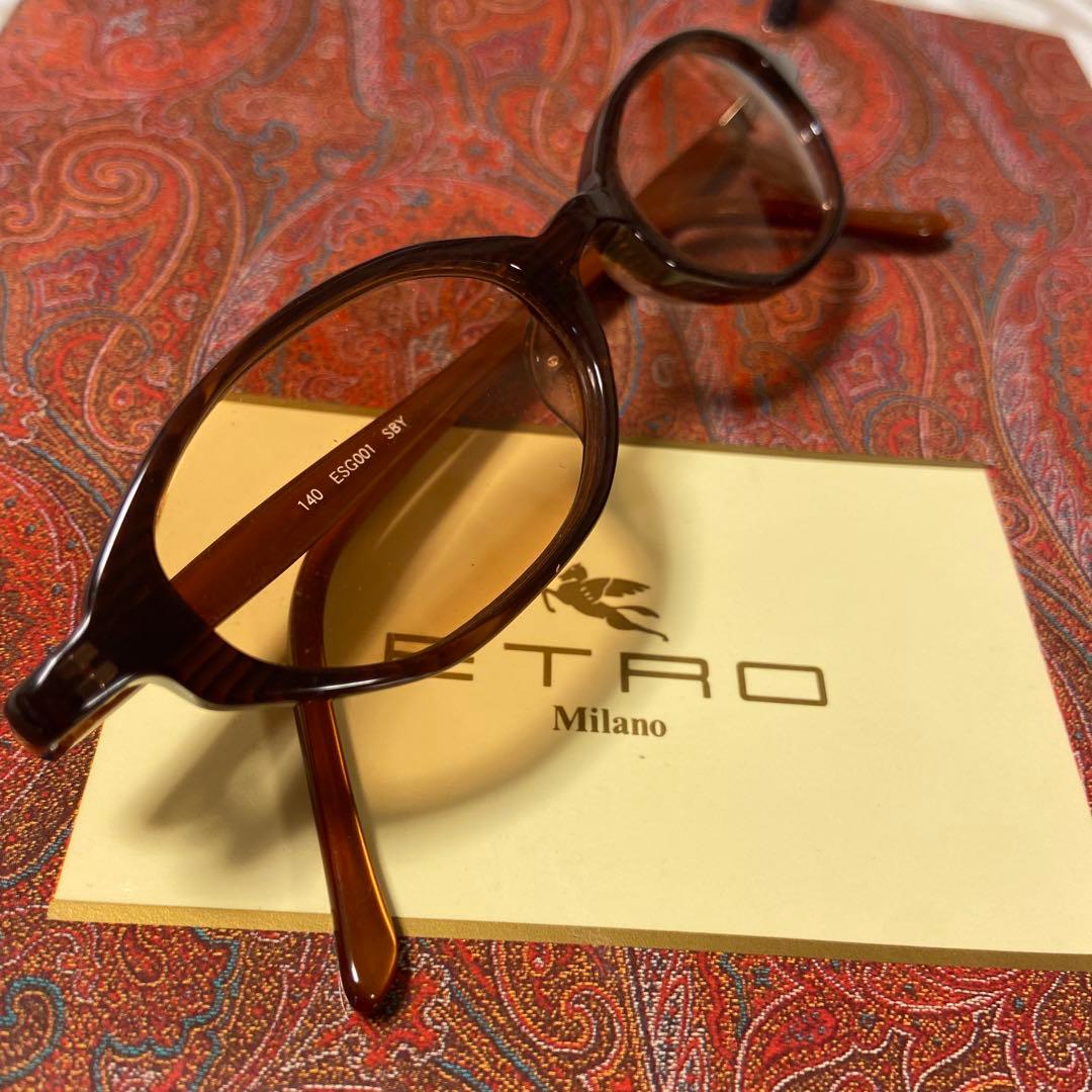 ETRO ESC601 ブラウン サングラス 140サイズ