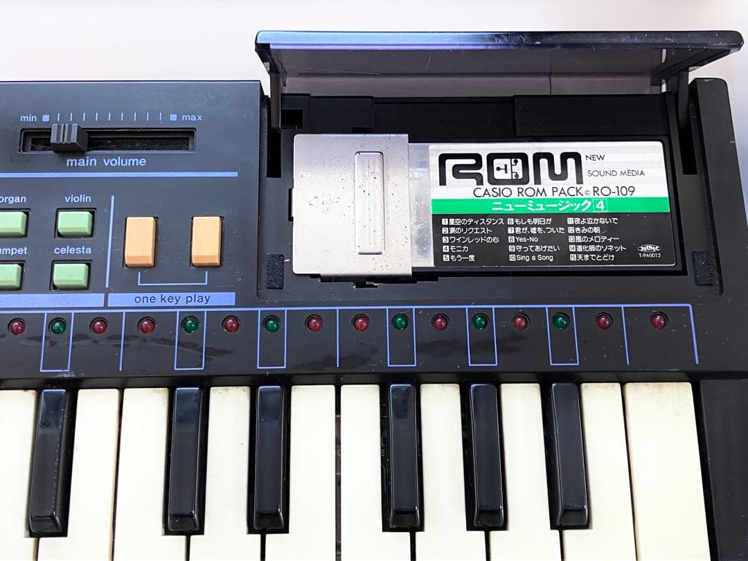CASIO PT-80　外箱／ROMパック2個／別売りアダプター付　動作確認済