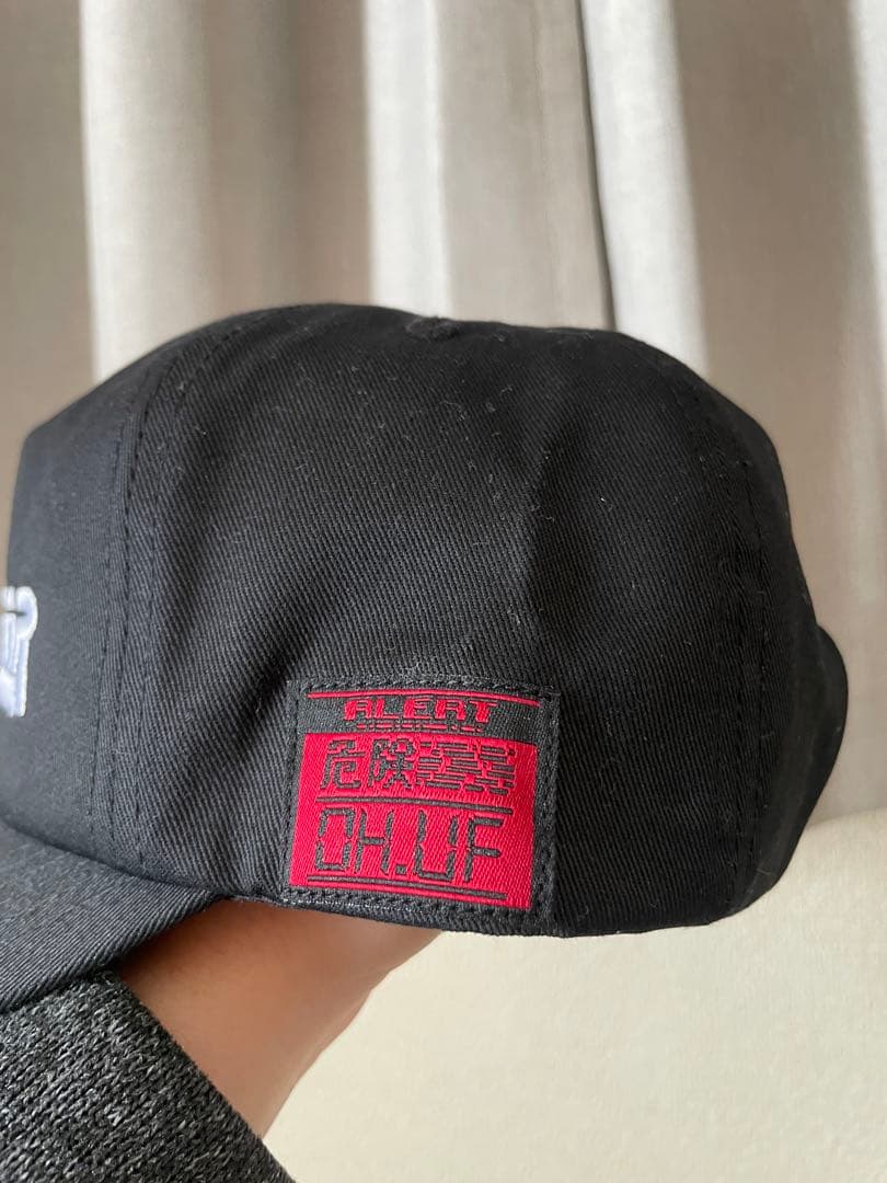 L GEAR SOLID 黒 ベースボールキャップ　ハフ　huf