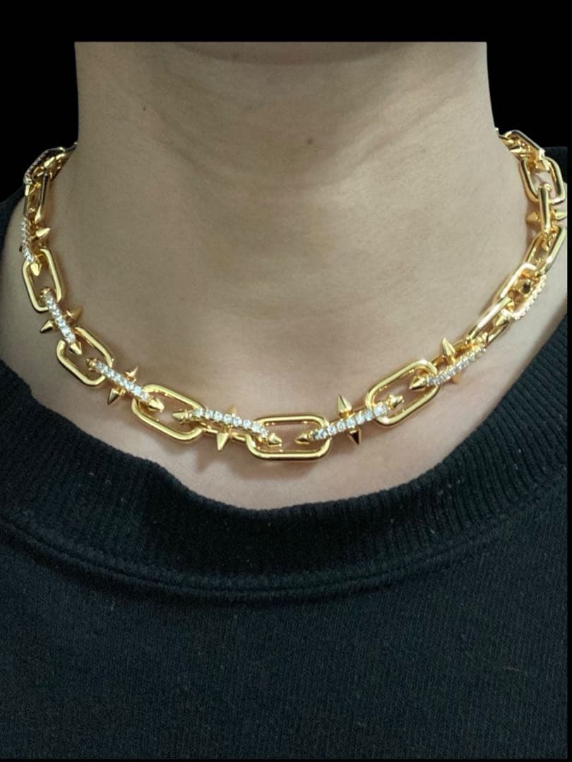 タイタンスパイク　ネックレス　ブレスレット　セット　ゴールド　登坂広臣　omi