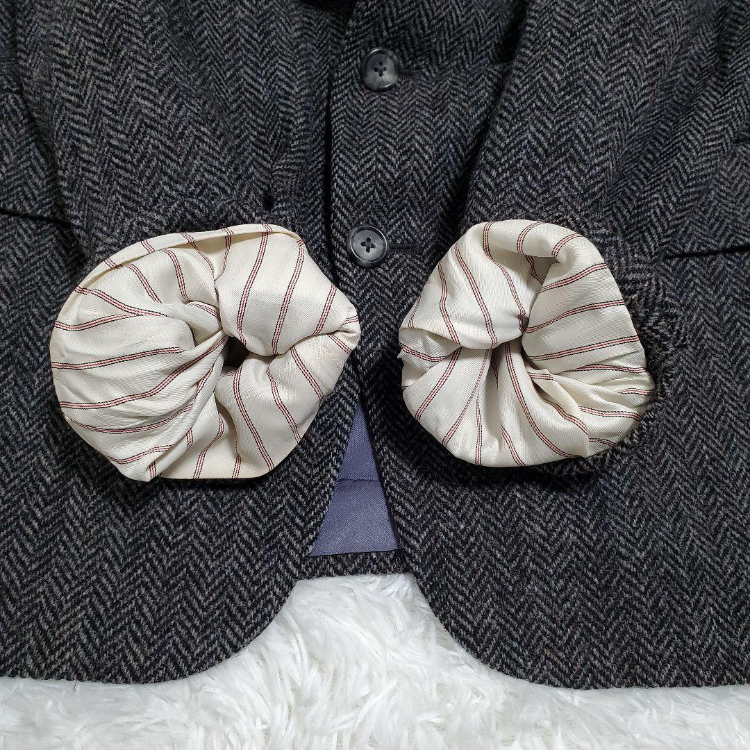 希少✨LANDSEND　ハリスツイード　テーラードジャケット　　たいやき様