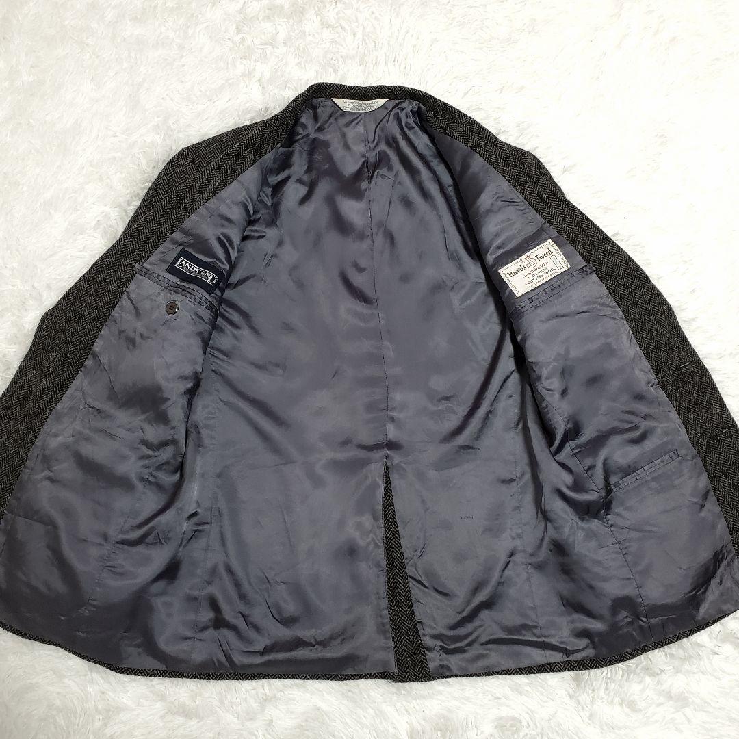 希少✨LANDSEND　ハリスツイード　テーラードジャケット　　たいやき様