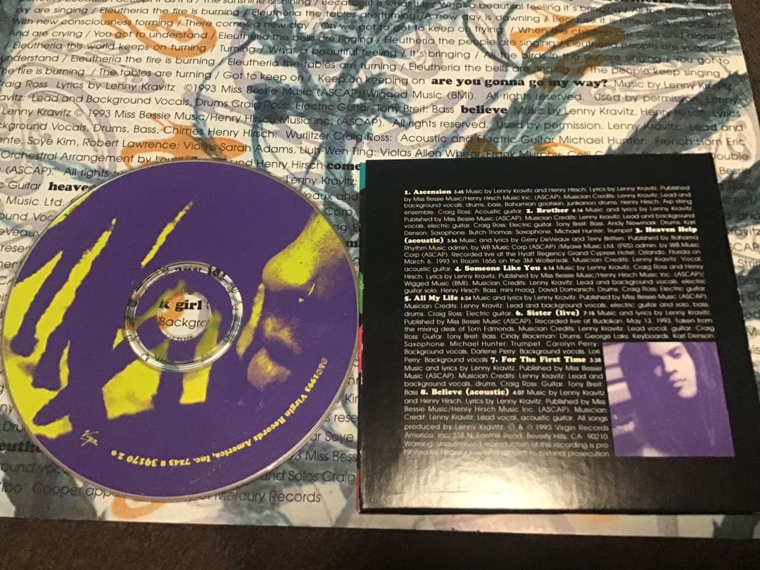 クリアLP＋CD LennyKravitz　AreYouGonnaGoMyWay