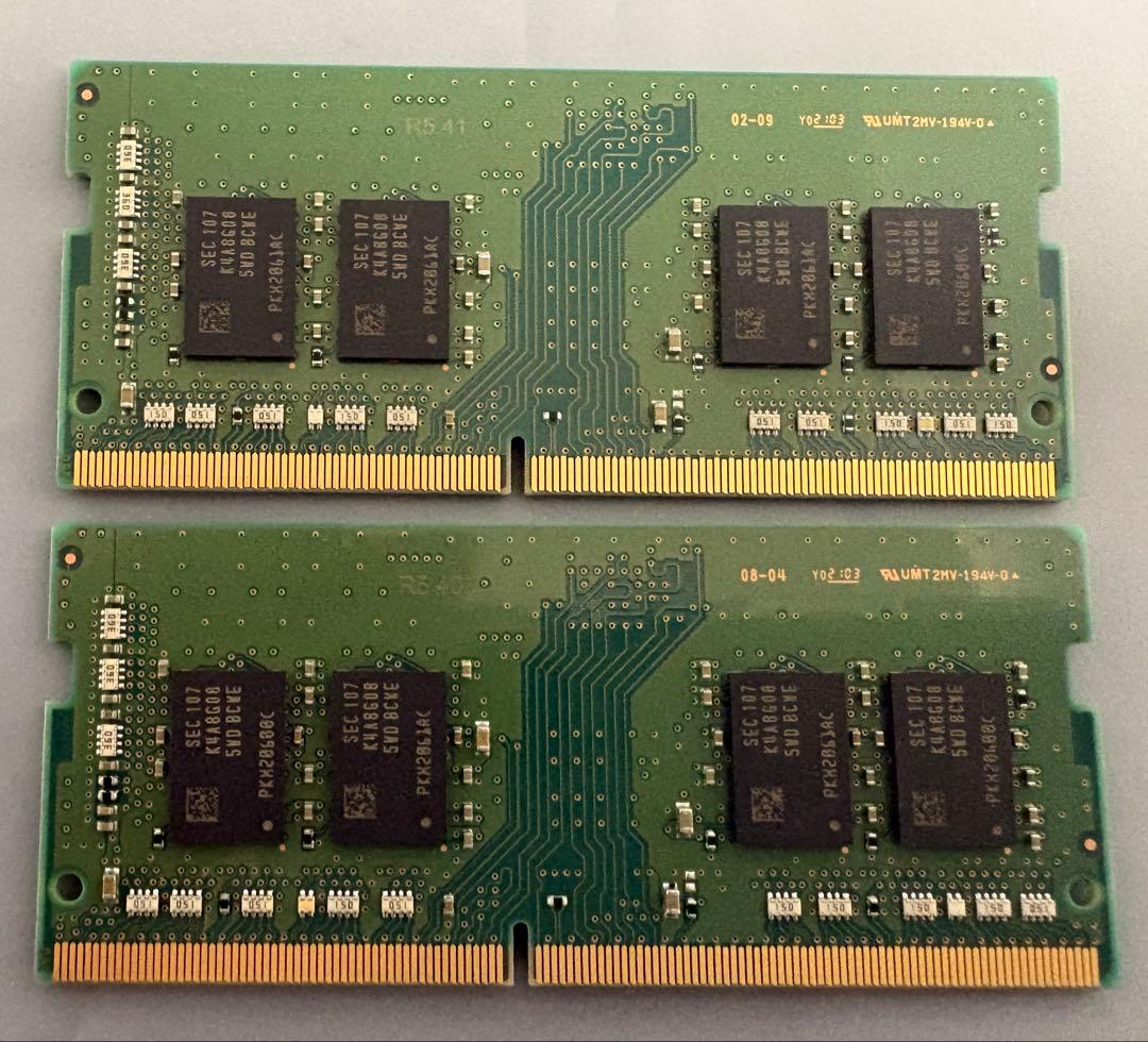 Samsung 16GB(8GBx2)DDR4 3200MHzノートPC用