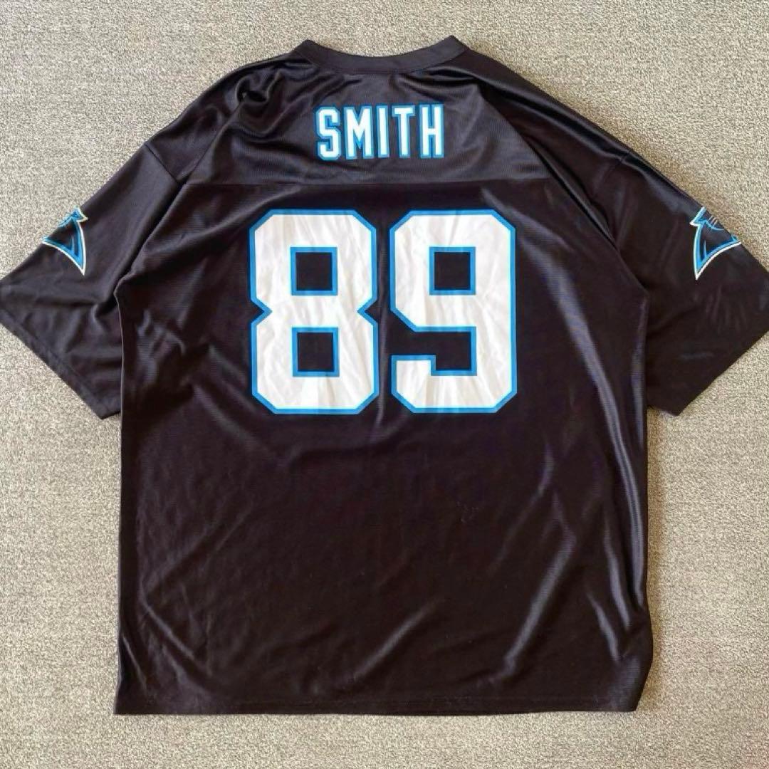 《NFL Official》パンサーズ　スティーブスミス　アメフト ゲームシャツ