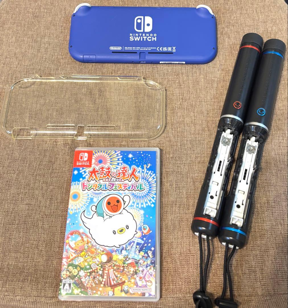 Nintendo Switch ライト 本体 太鼓の達人 カセット フィットバチ