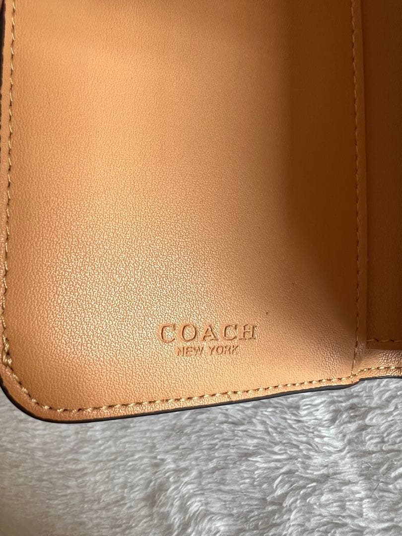 ❣️セール中❣️COACH タビー ミディアム ウォレット 二つ折り財布 タン系