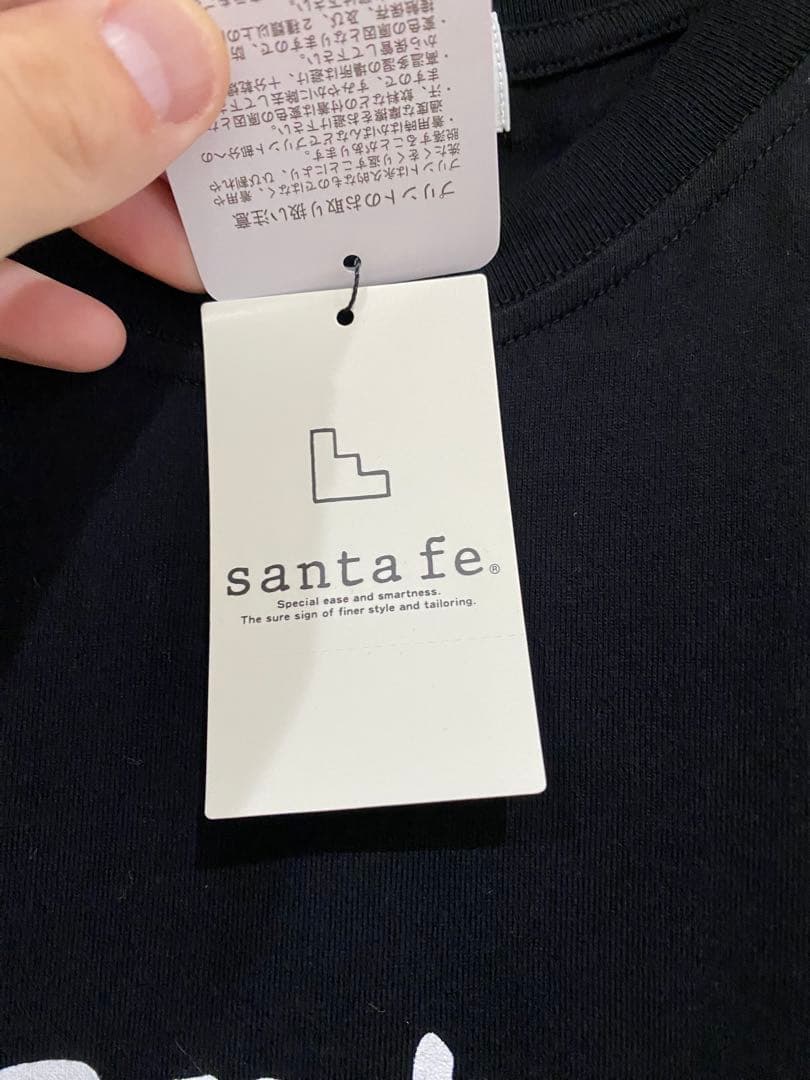 santa fe ロゴ Tシャツ 黒 新品