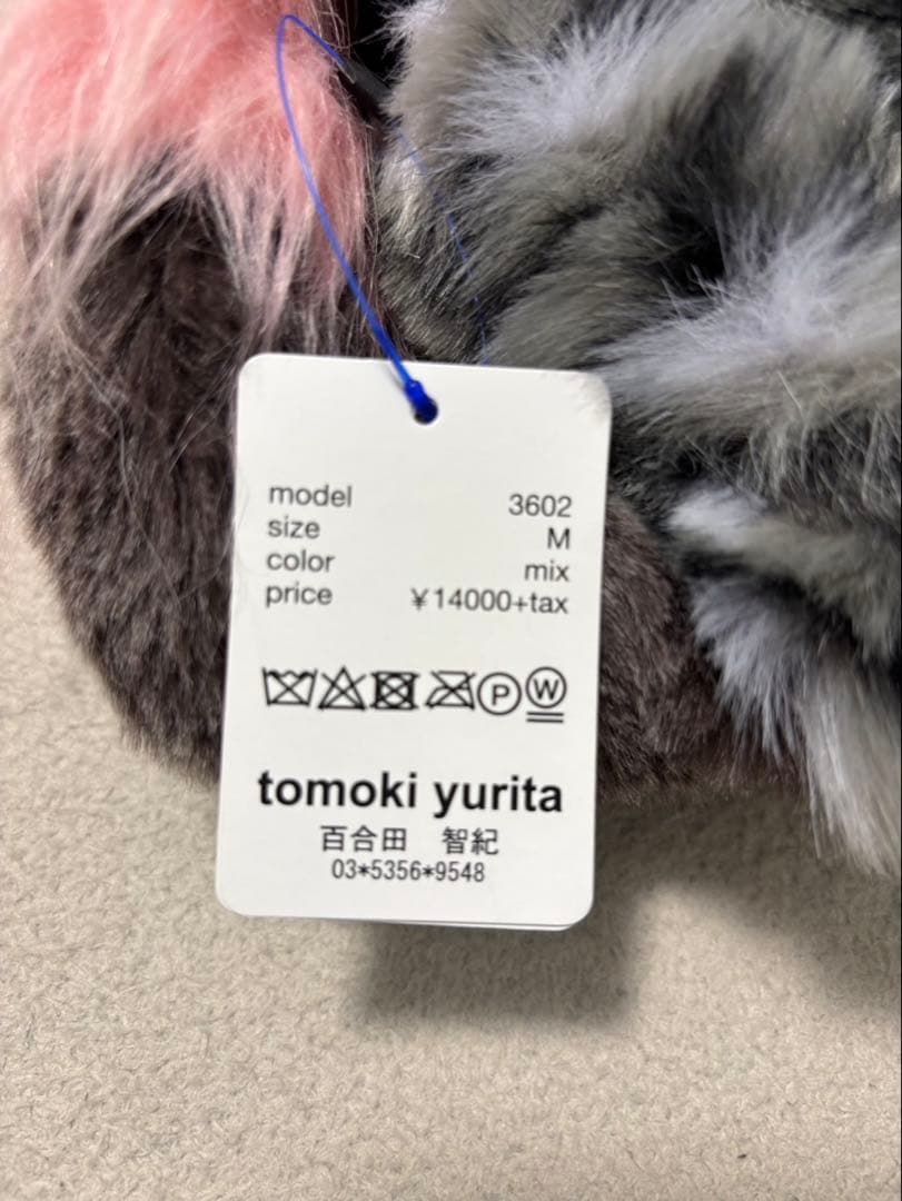 新品タグ付き✨tomoki yurita異素材ミックススヌード リアルファー