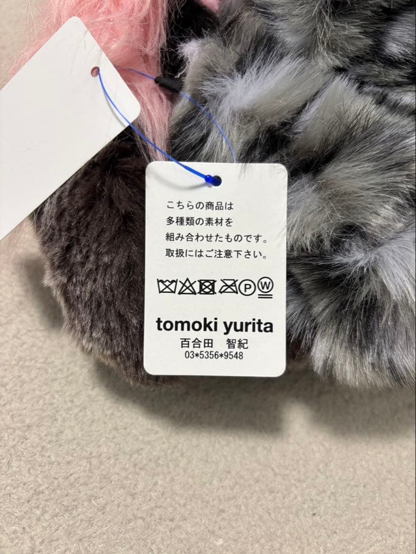 新品タグ付き✨tomoki yurita異素材ミックススヌード リアルファー