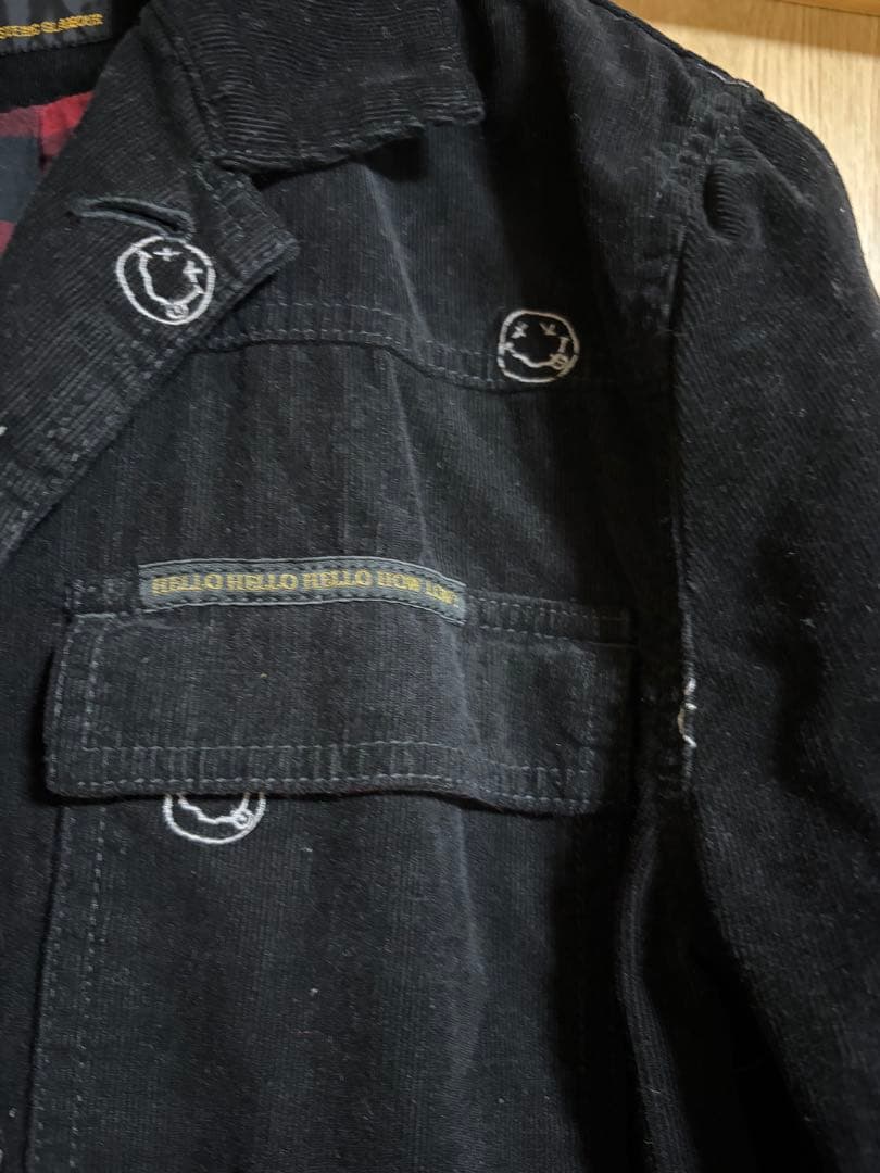 HYSTERIC GLAMOUR ブラック　Lサイズ　　ジャケット　上下