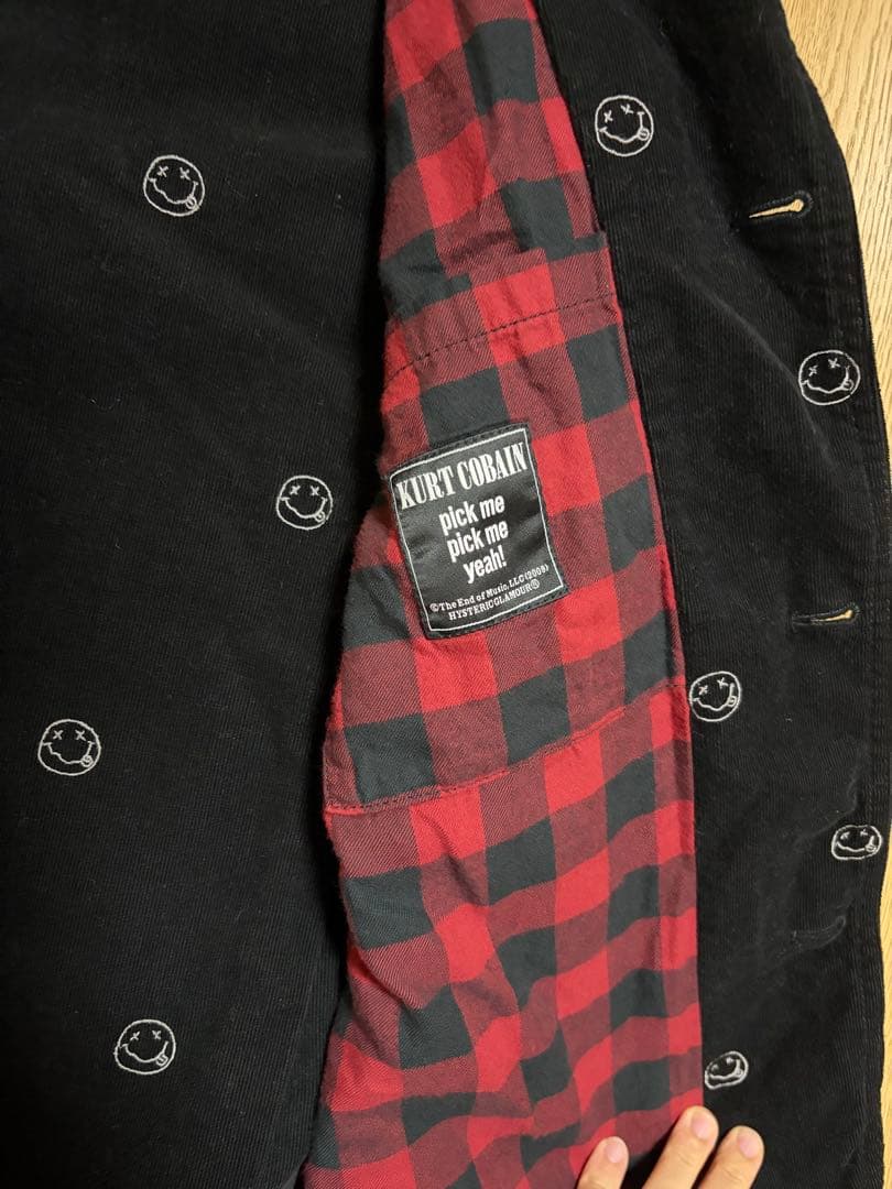 HYSTERIC GLAMOUR ブラック　Lサイズ　　ジャケット　上下