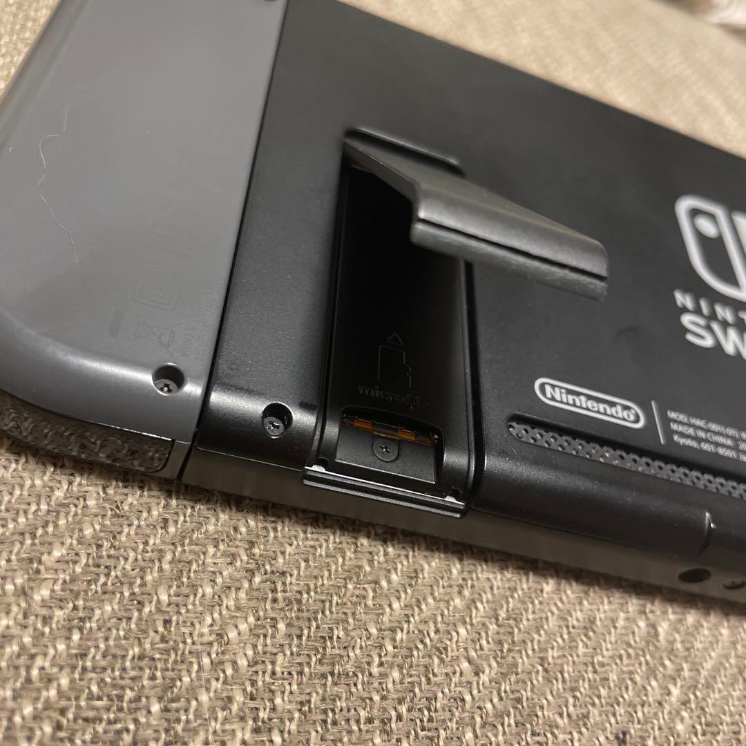 任天堂Switch本体（HDMIコードなし）ジョイコングレー