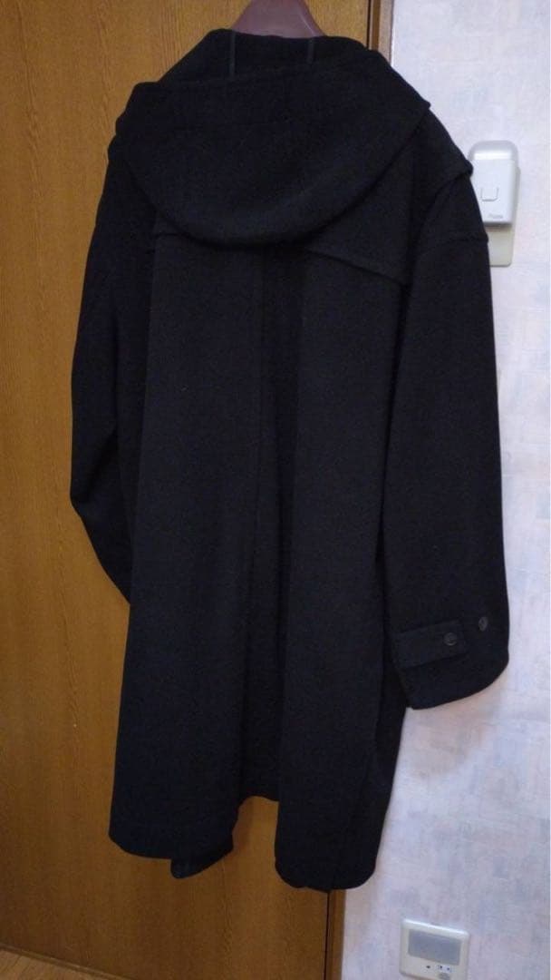 +J ブラック ダッフルコート XXL