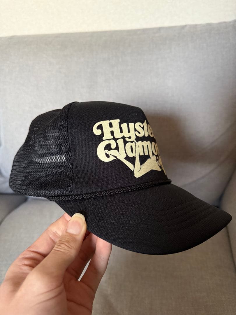 Hysteric Glamour トラッカーキャップ 黒
