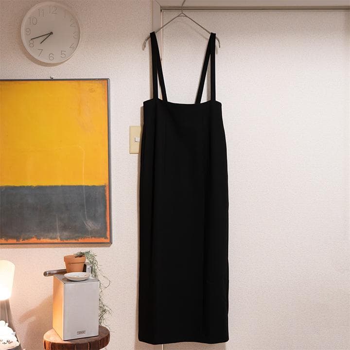 【CLANE／やや美品】SUSPENDER HIGH WAIST SKIRT／M