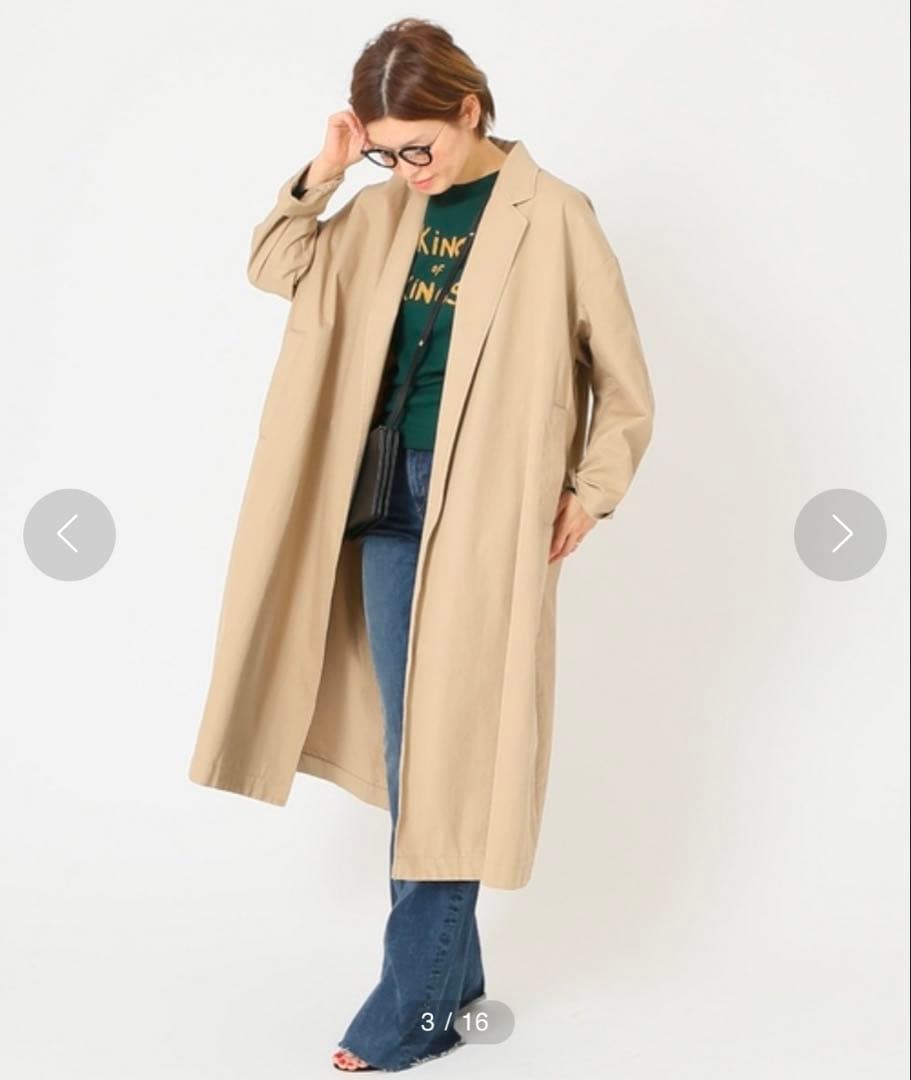 Deuxieme Classe FINX ギャバオーバーコート