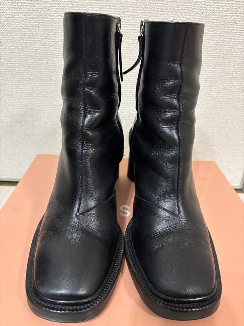 値下げ！Acne Studios レザーブーツ 37 黒