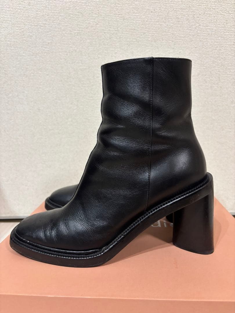 値下げ！Acne Studios レザーブーツ 37 黒